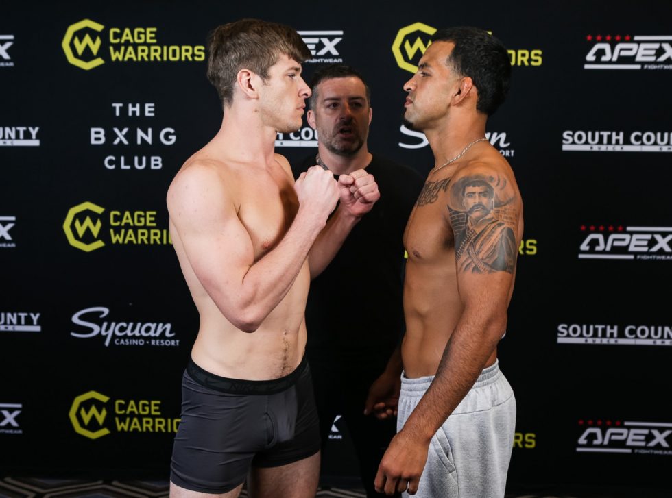 CW 143 WEIGHIN RESULTS Cage Warriors