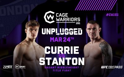 Currie vs Stanton 185lb Title Bout Set for CW 151