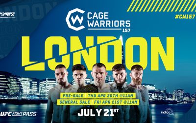 Cage Warriors Announce Initial Fighters for CW 157