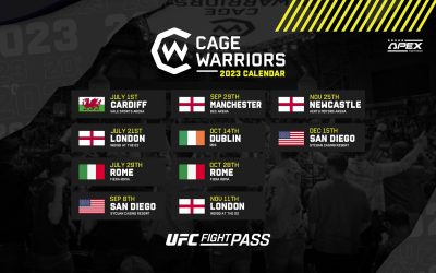Cage Warriors Announce New Dates for Dublin, Newcastle