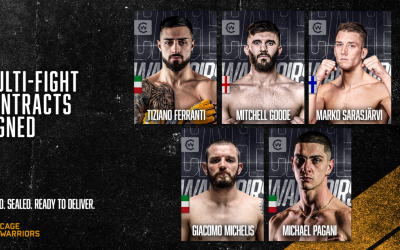 Cage Warriors Strengthens Roster With 5 New Signings