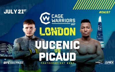 CW 157 Gets Vucenic vs Picaud, Kavanagh vs Da Silva