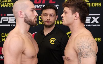 Cage Warriors 167: Unplugged Weigh-In Results