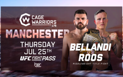 Bellandi vs Roos Title Bout Set for CW 175: Manchester