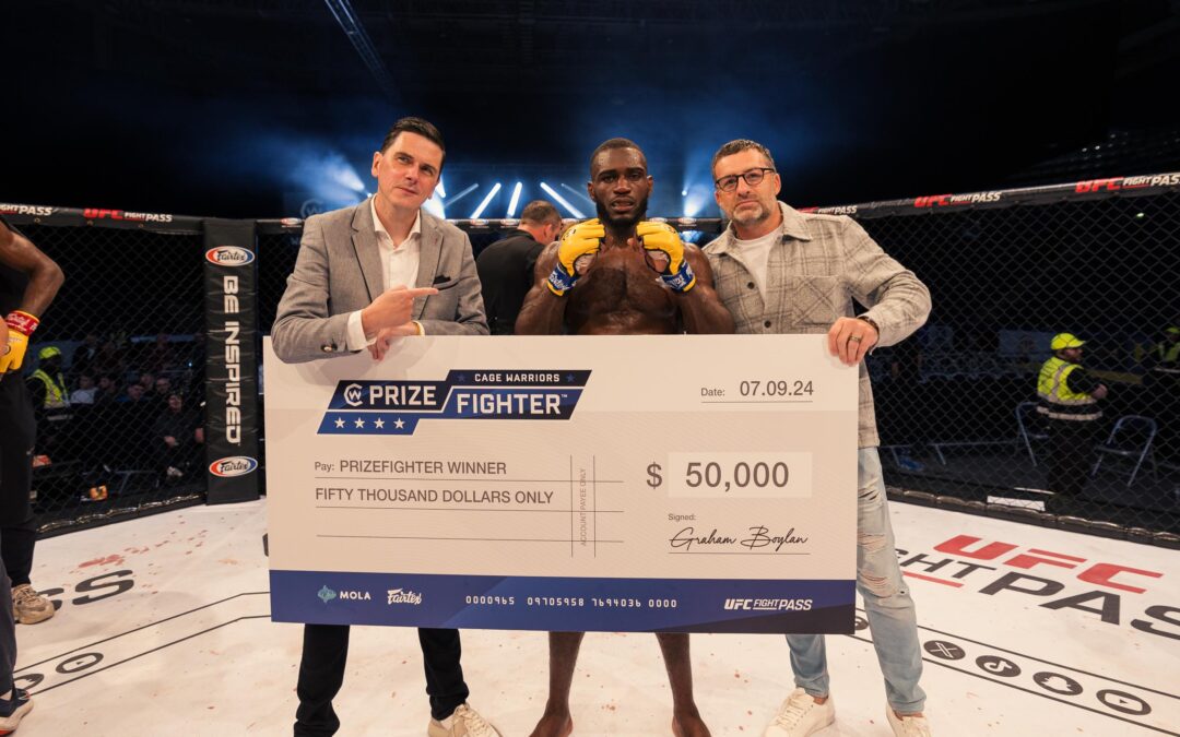 Omiel Brown is $50k Richer Thanks to Prizefighter
