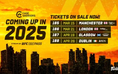 Cage Warriors 2025: Tickets On Sale Now!