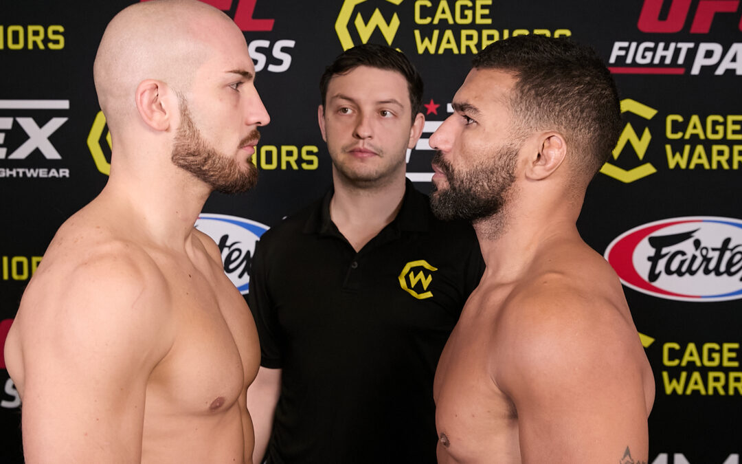 Cage Warriors 179: Rome – Weigh-in Results