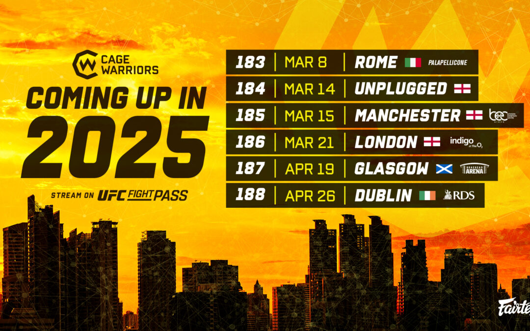 Cage Warriors: Coming Up in 2025!