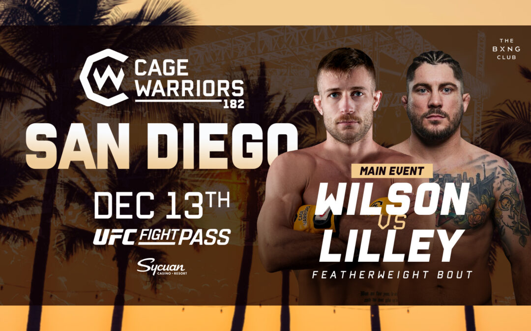 CW 182 – Final Card & Broadcast Details