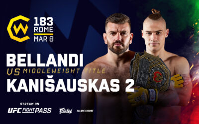 Bellandi Vs Kanišauskas 2 Set for CW: Rome
