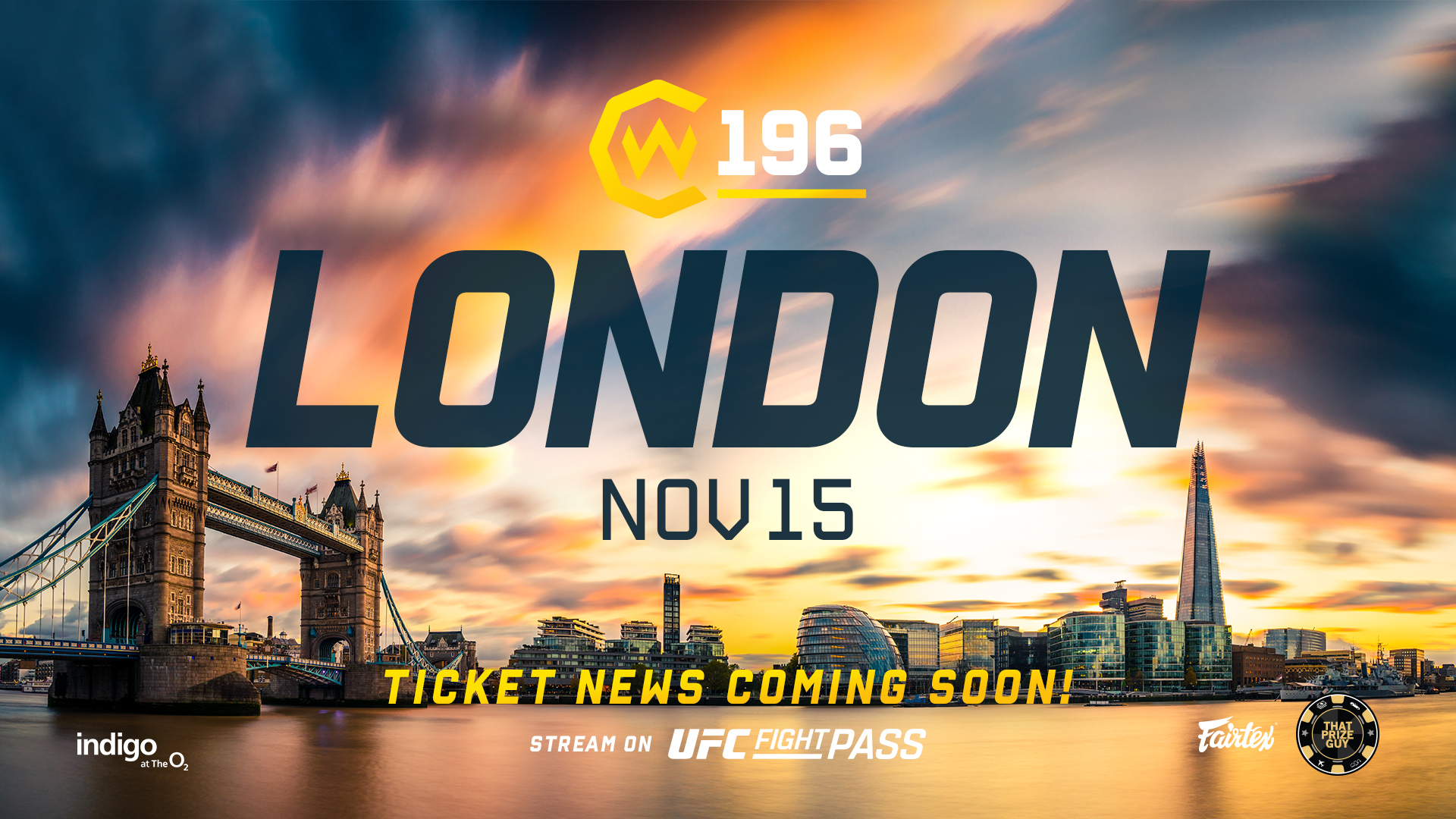 CW 196: London - Ticket News Soon