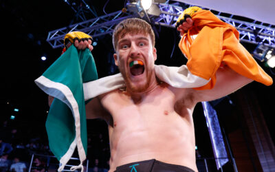 McCorry Fights Under The Bright Lights of Las Vegas