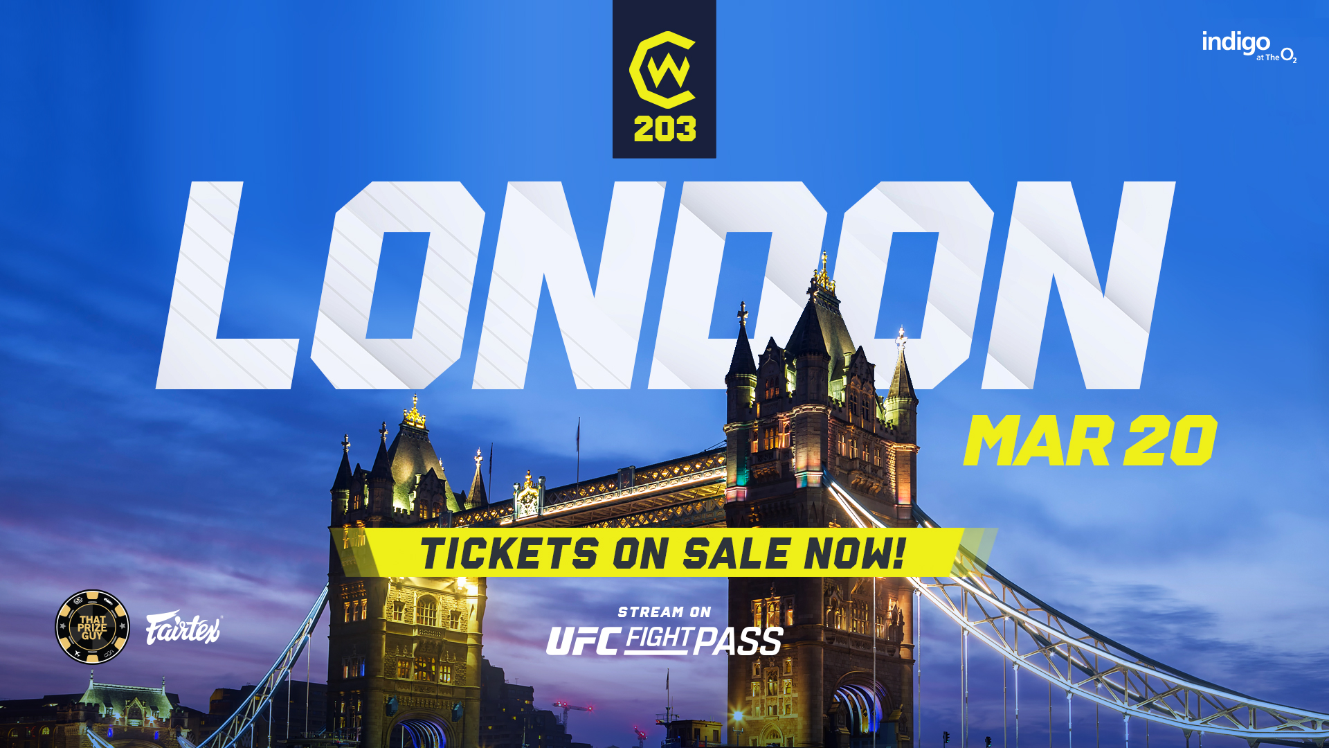 CW 203 London (16X9) Cage Warriors 199 Newcastle