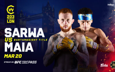 Sarwa vs Maia Bantamweight Title Bout Set for London
