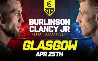 CW 205 GLASGOW OFFICIAL CARD & BROADCAST TIMES