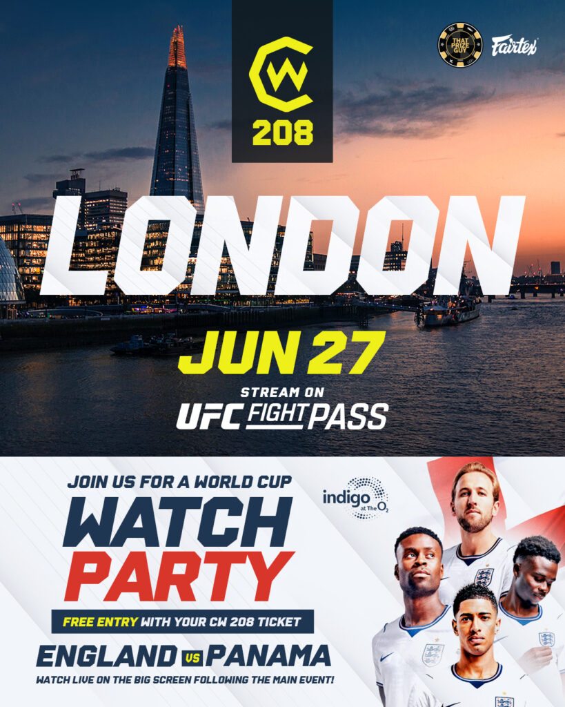 Cage Warriors London x England World Cup Watch Party