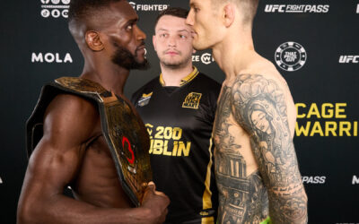 CW 207 MANCHESTER OFFICIAL WEIGH-IN RESULTS