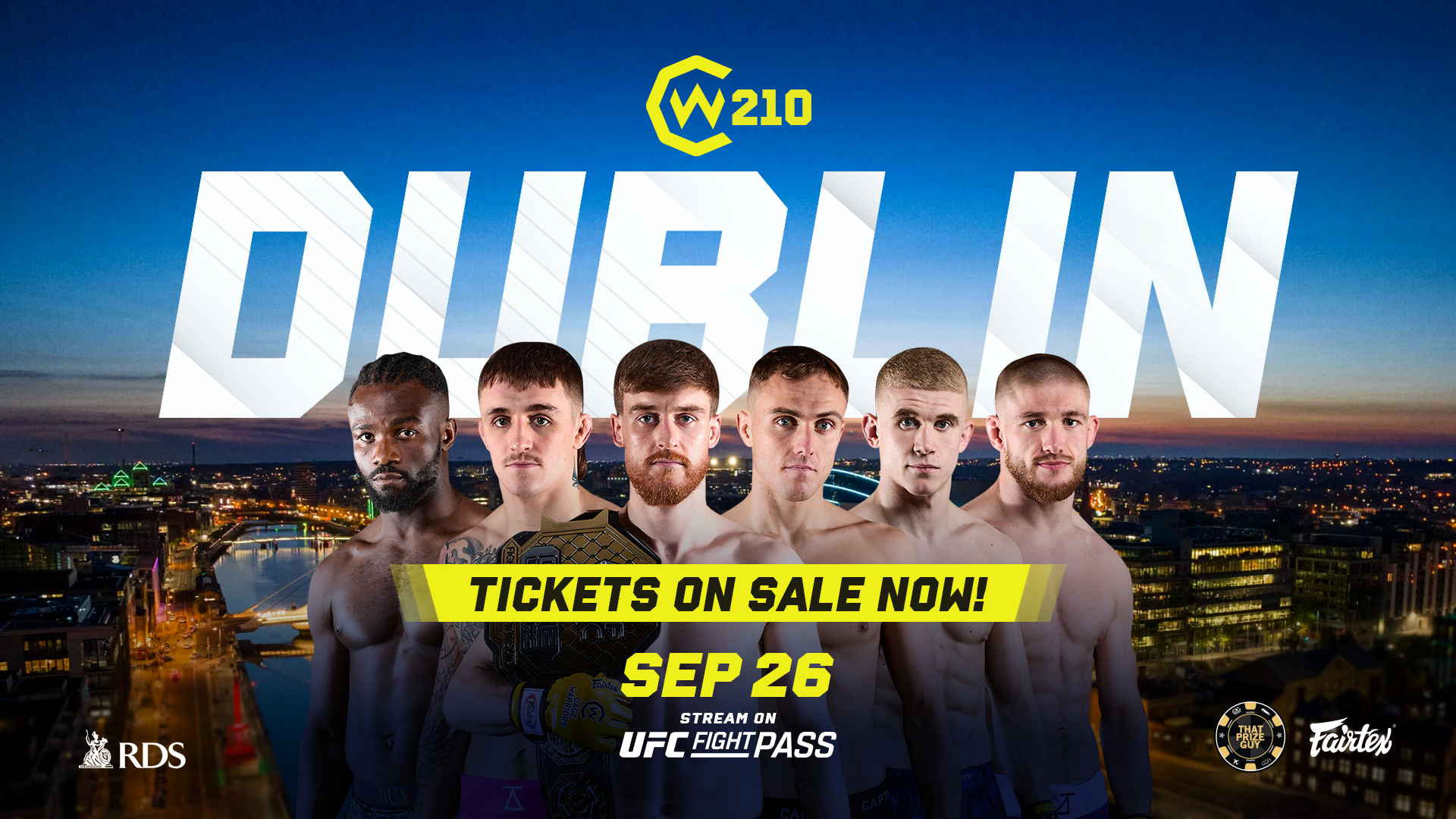 CW 210 Dublin Fighter Line-Up Confirmed CW 210 Dublin