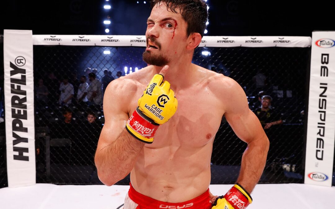 George Hardwick Celebrates in the Cage after CW 209