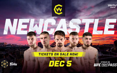 CW Newcastle – Tickets On Sale Now + Fighters Revealed
