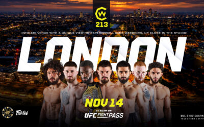 CW 213 London – Tickets On Sale Now + Fighters Revealed